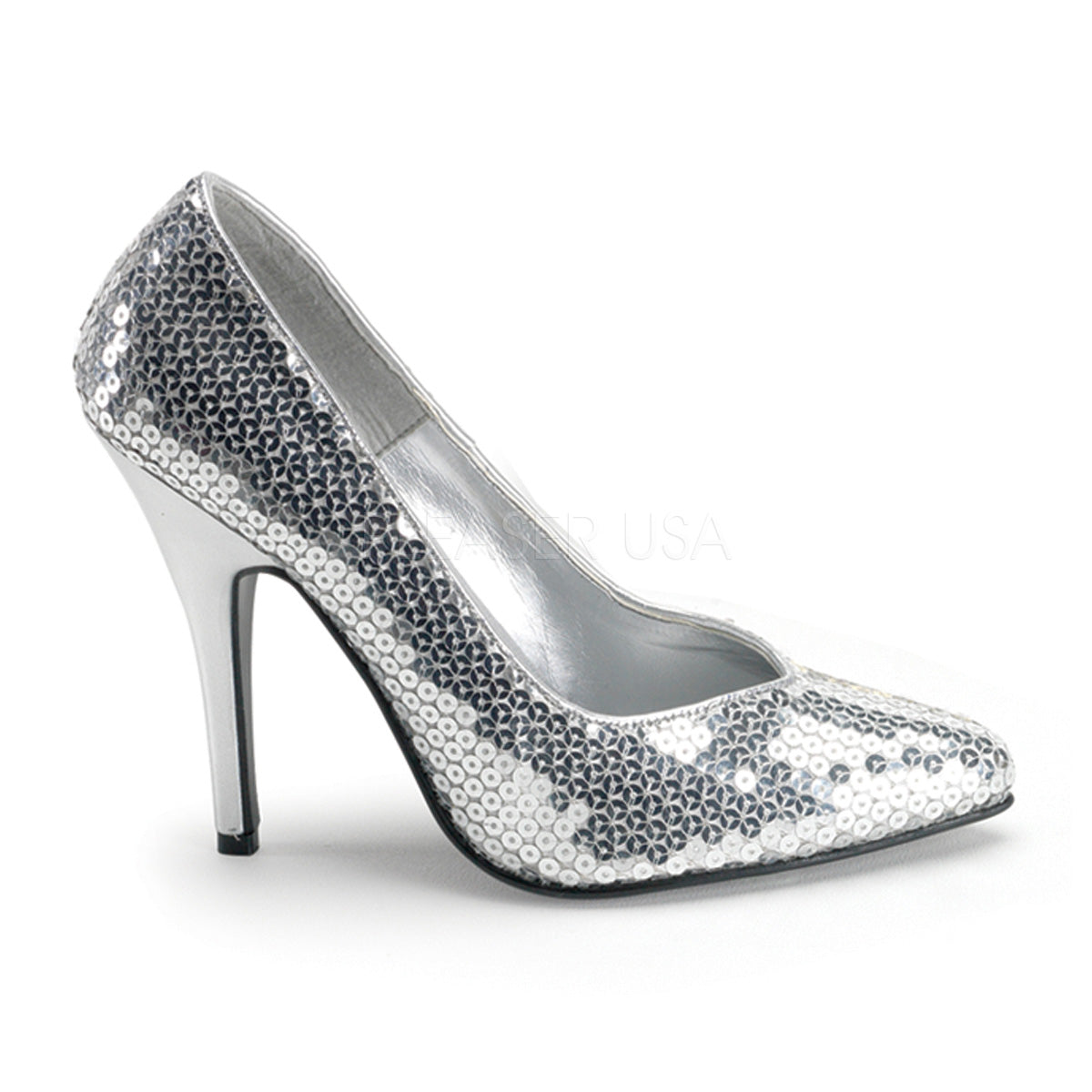 SEDUCE-420SQ Silver Sequins
