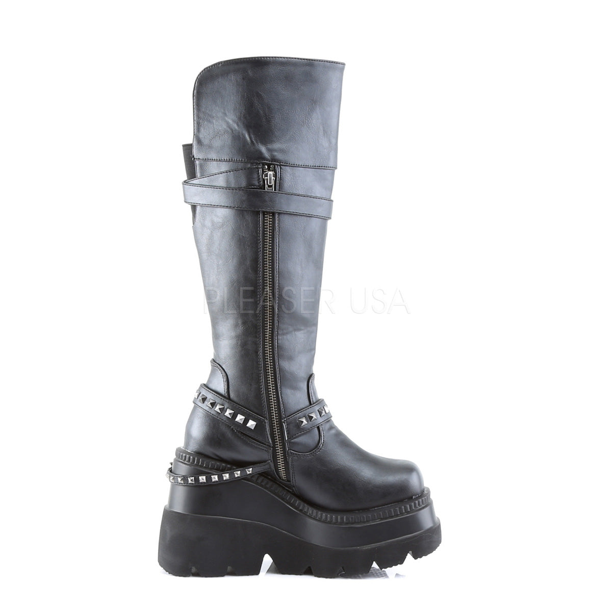 SHAKER-101 Black Vegan Leather