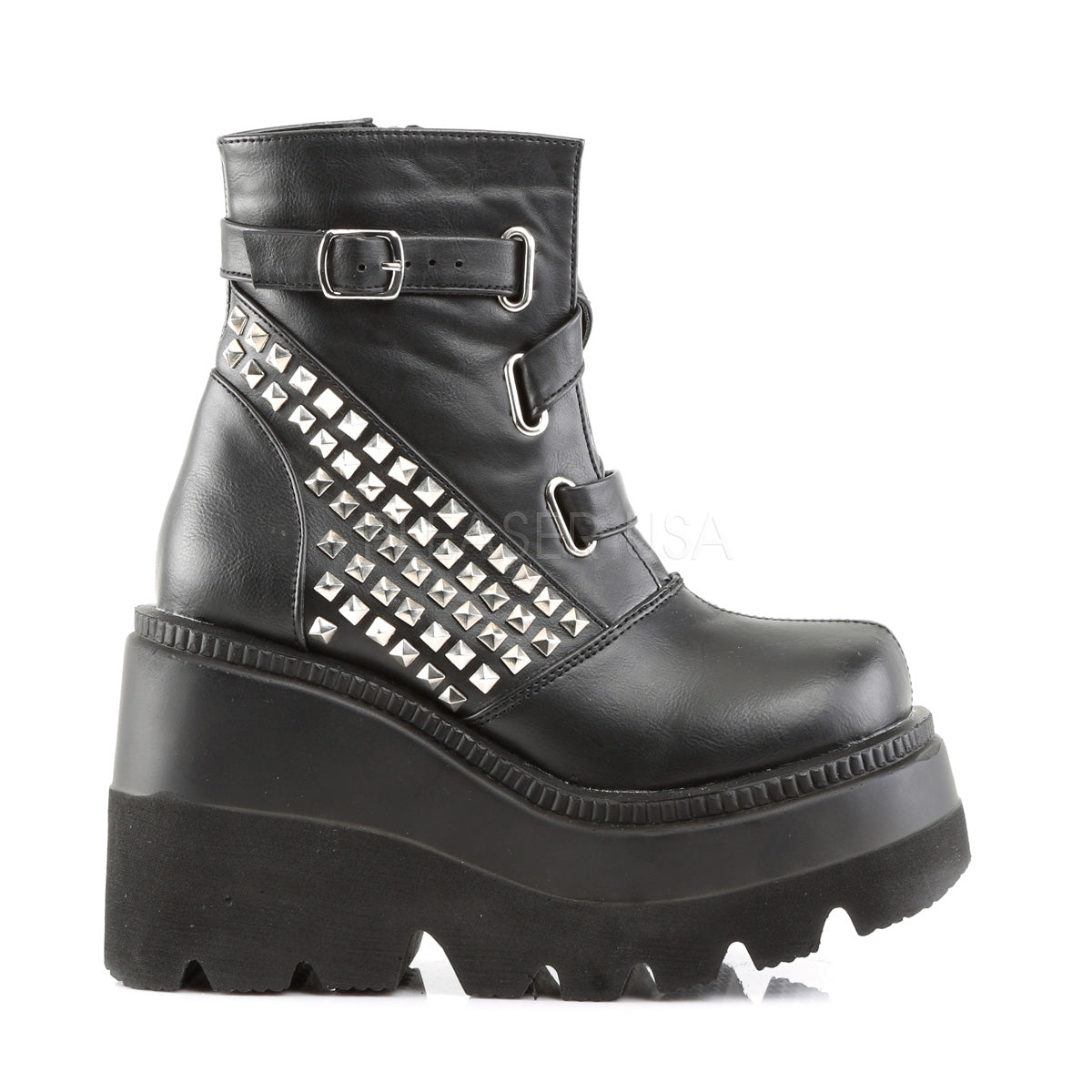 SHAKER-50 Black Vegan Leather