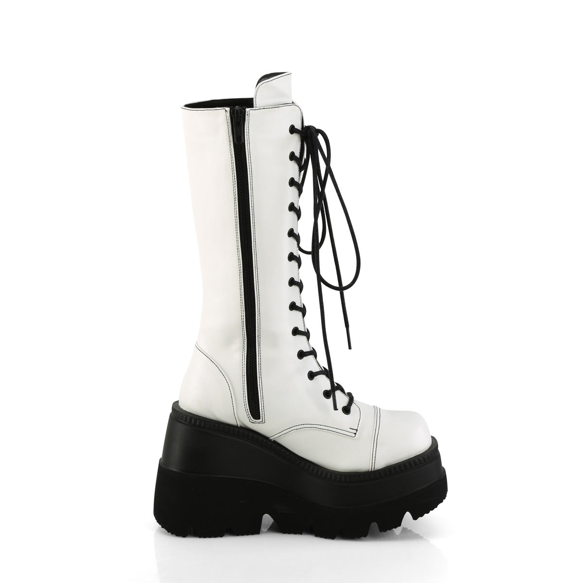 SHAKER-72 White Vegan Leather
