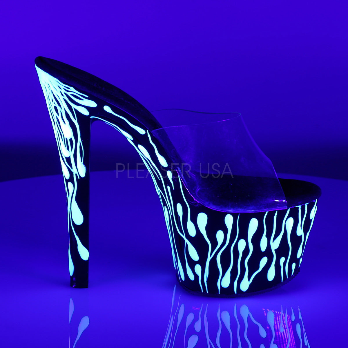 SKY-301-5 Clear/Black-Neon White