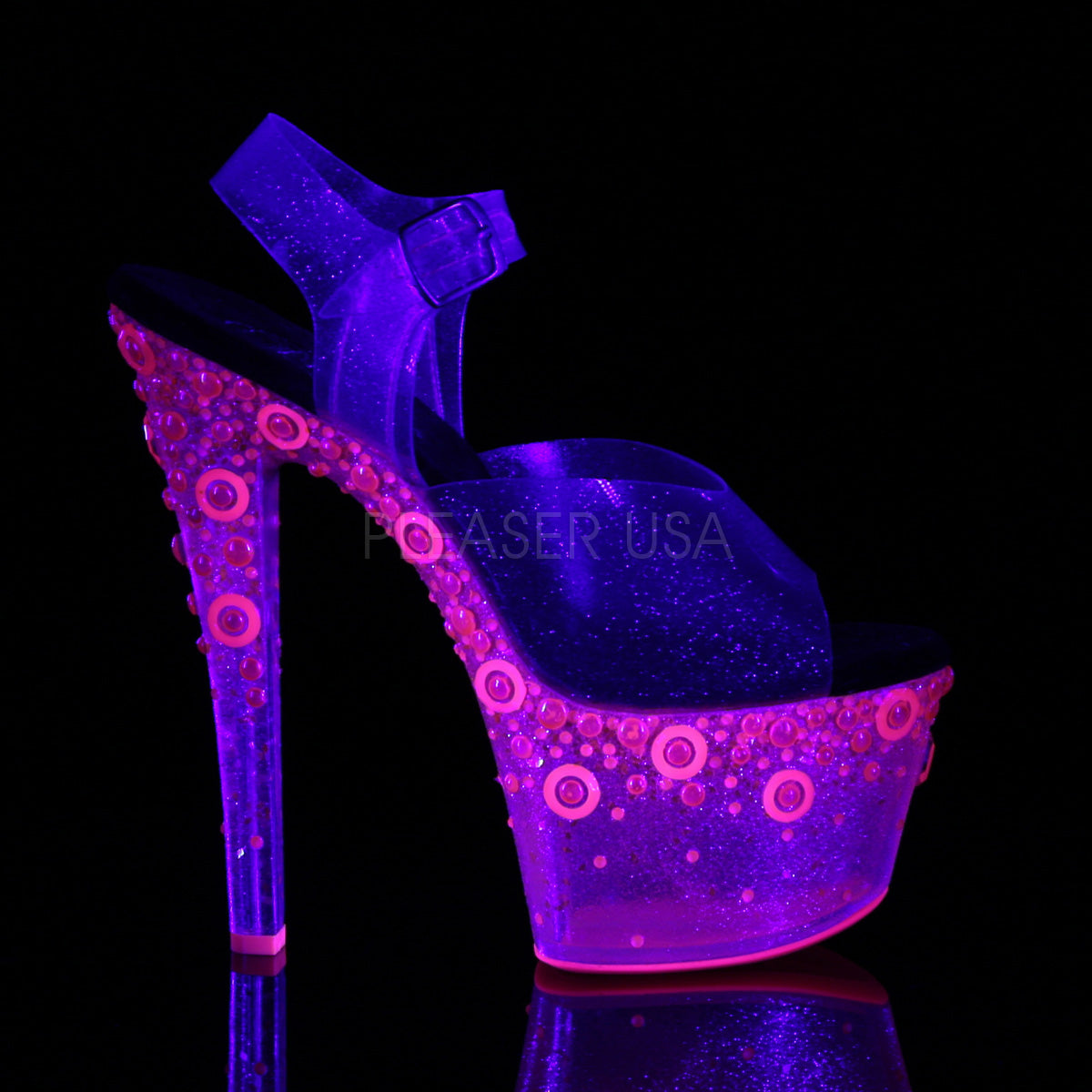 SKY-308UVMG Pink Tinted TPU/Neon Pink