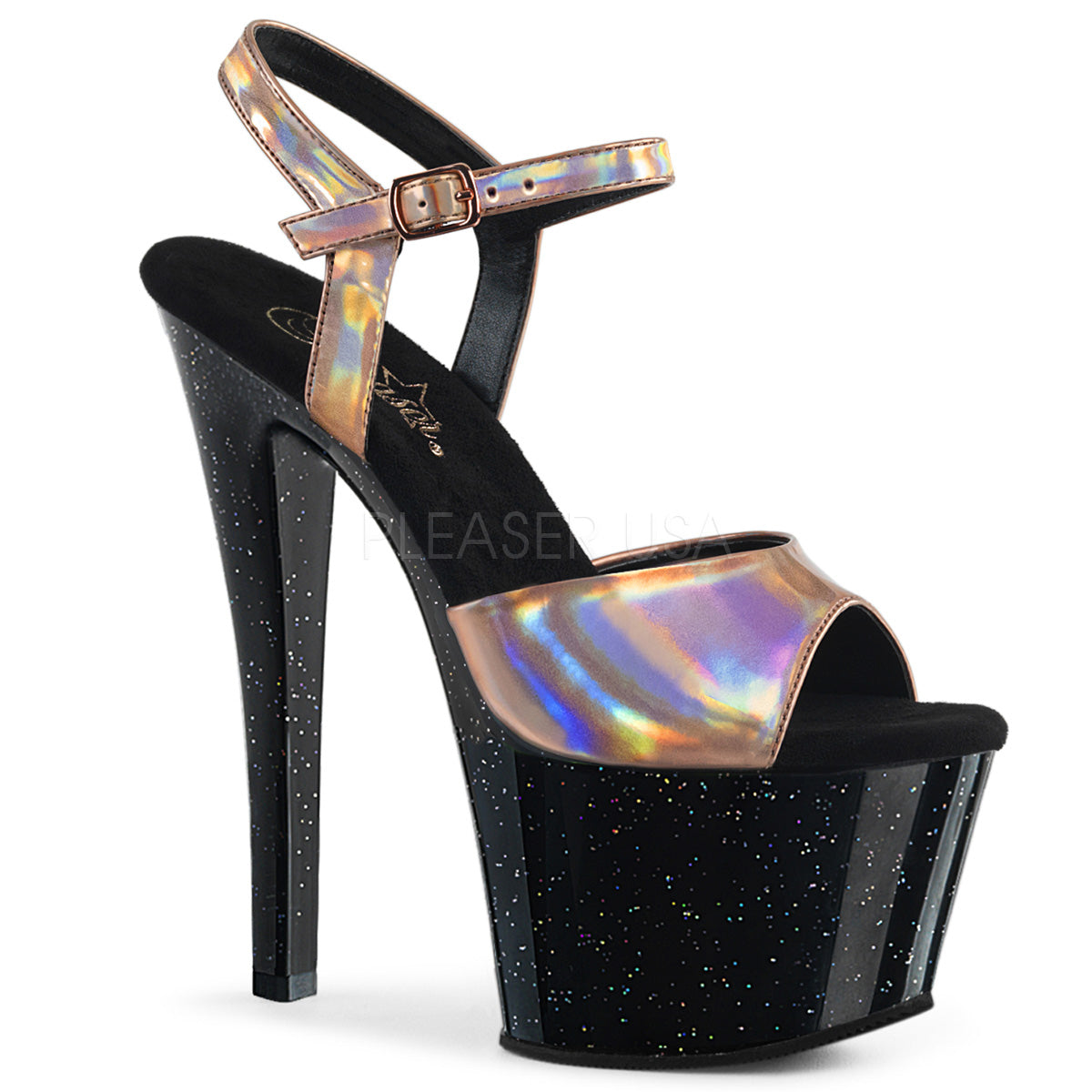 SKY-309HG Rose Gold Hologram/Black