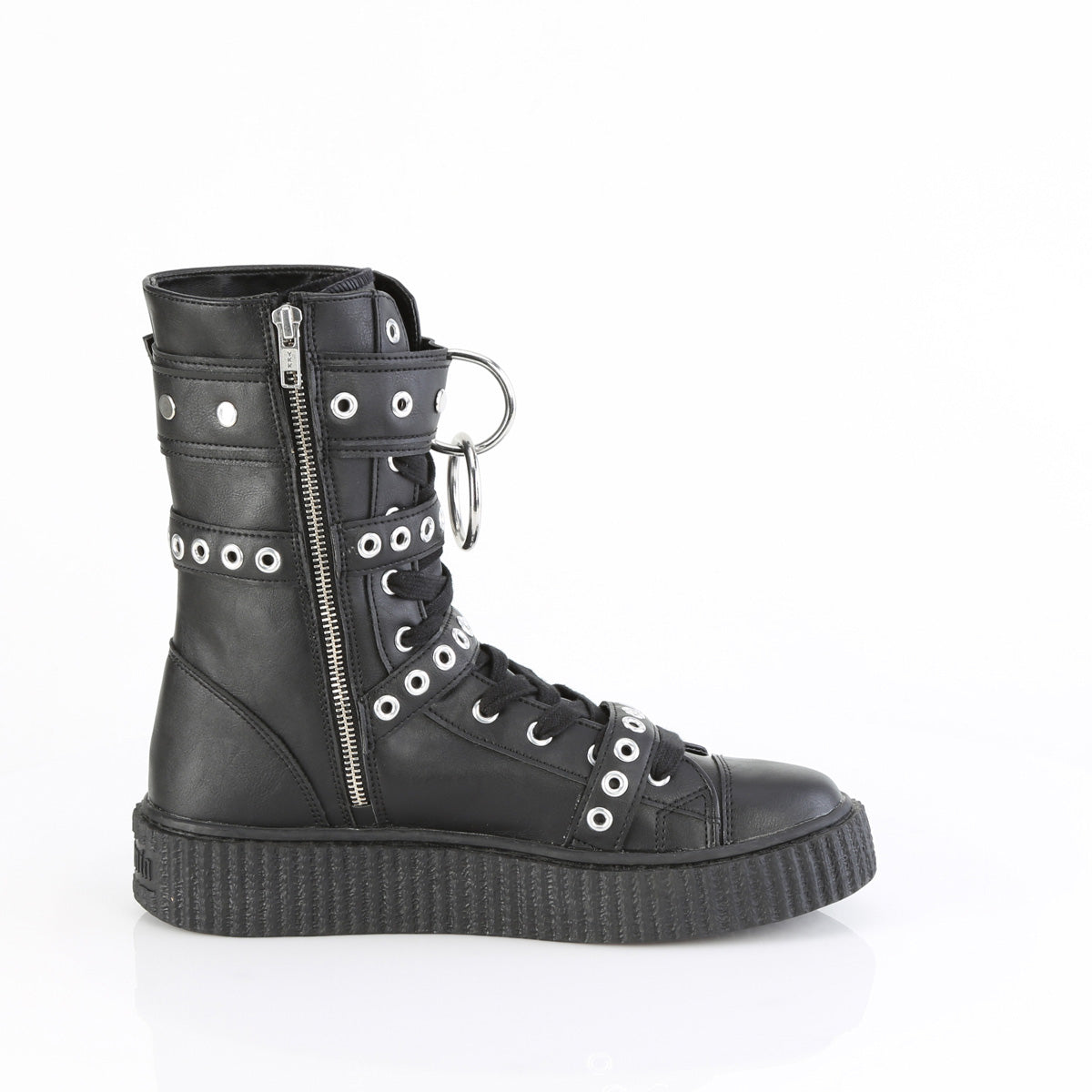SNEEKER-320 Black Vegan Leather
