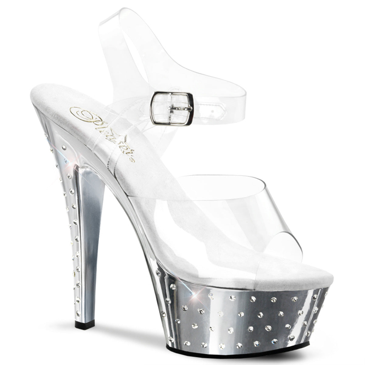 STARDUST-608 Clear/Silver Chrome