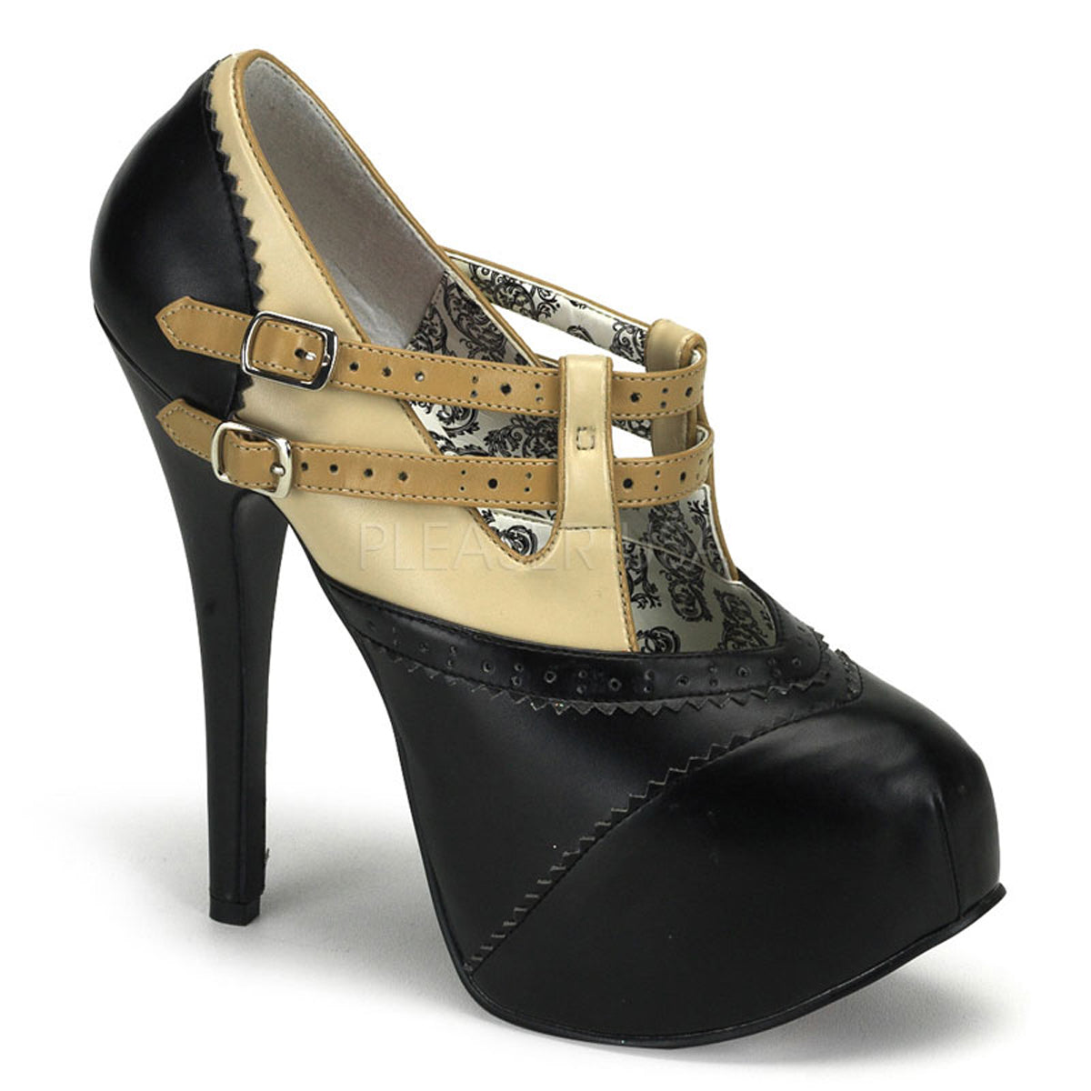 TEEZE-24 Black-Beige Pu