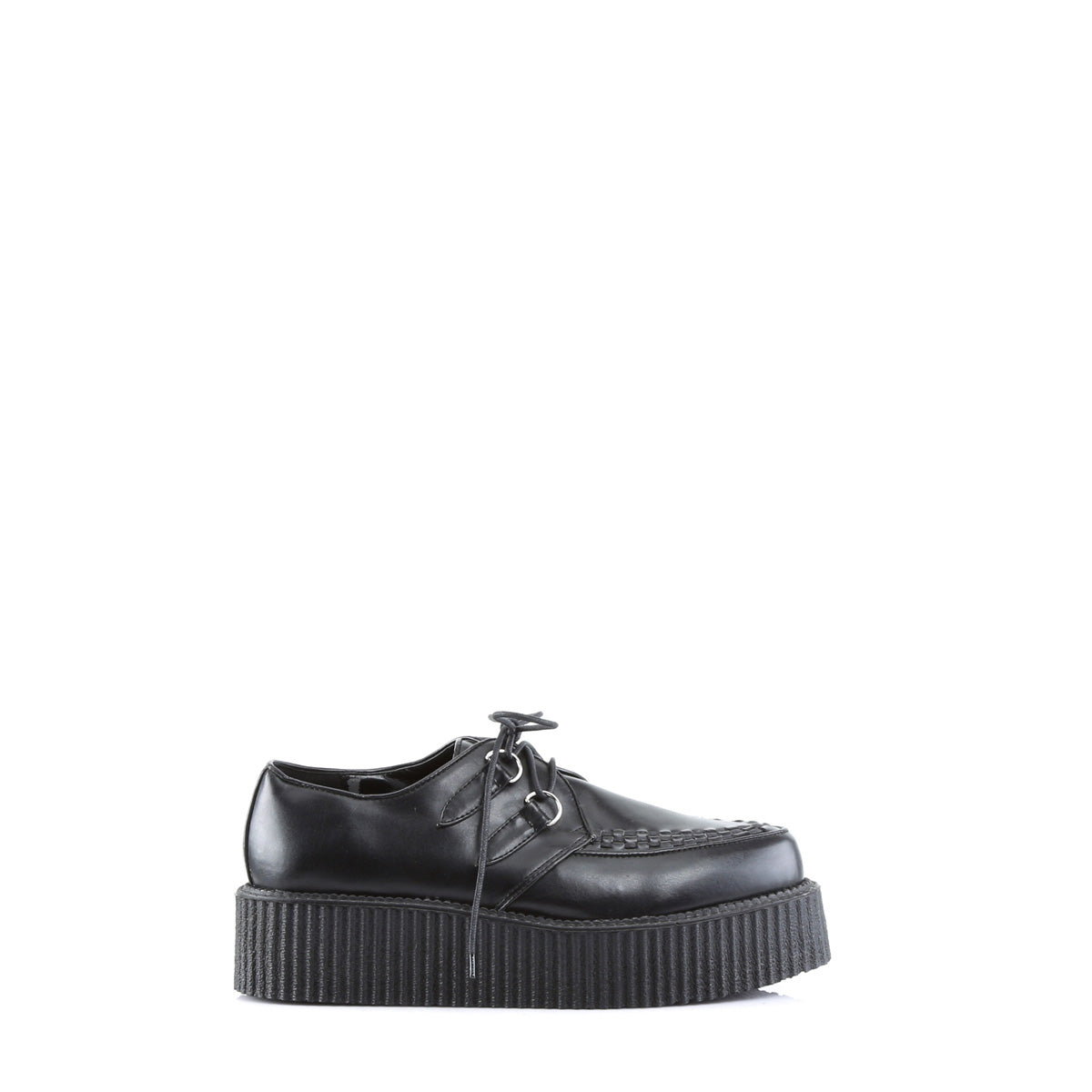 V-CREEPER-502 Black Vegan Leather