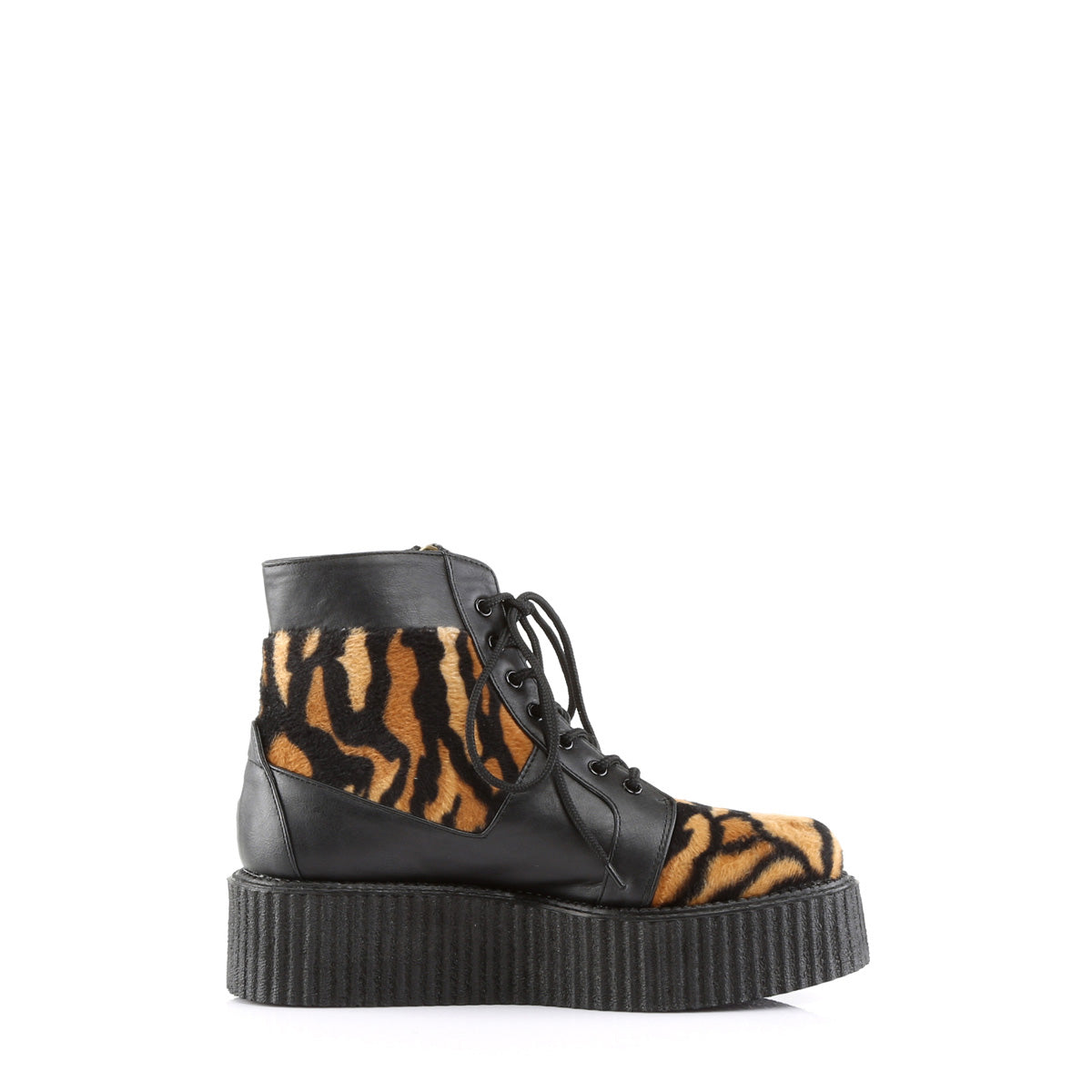 V-CREEPER-571 Black Vegan Leather