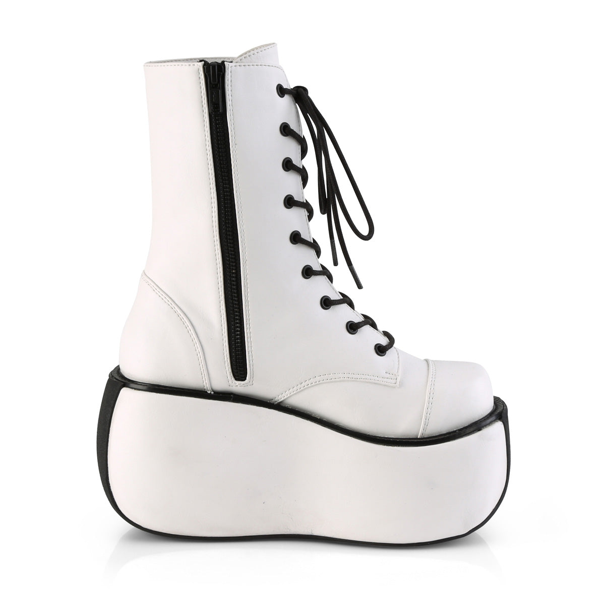VIOLET-120 White Vegan Leather