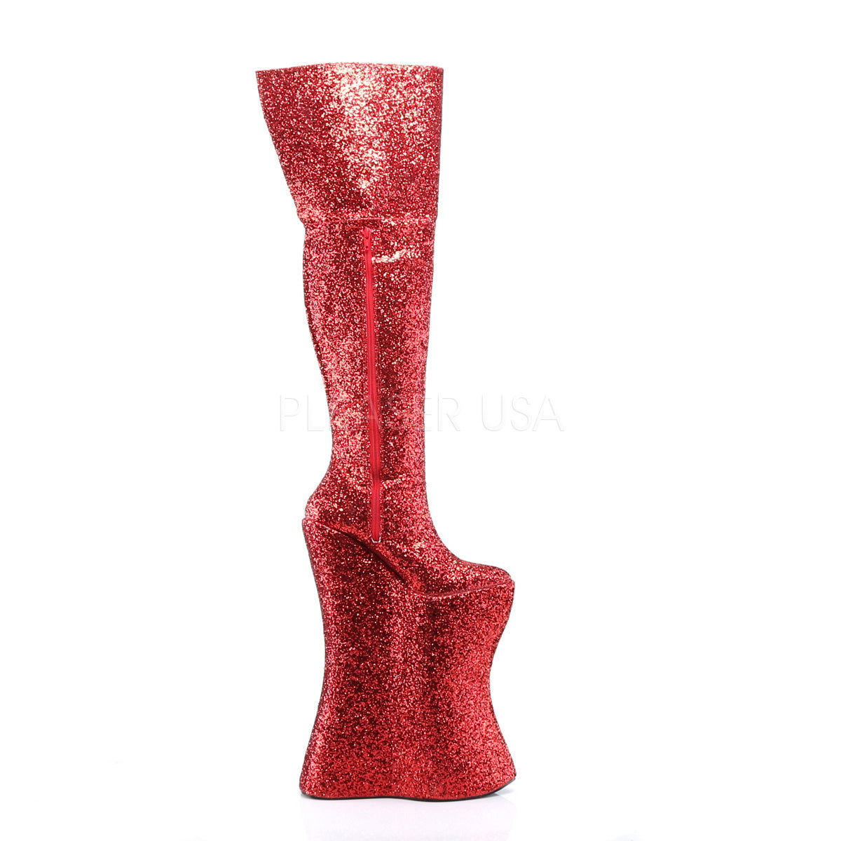 VIVACIOUS-3016 Red-Gold Glitter
