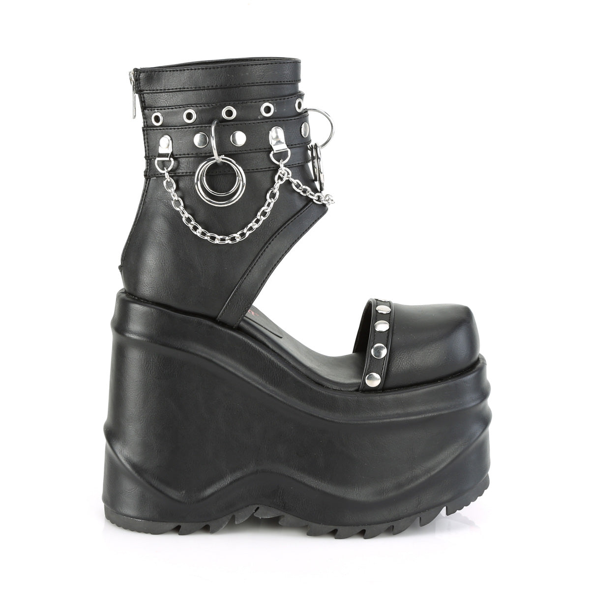 WAVE-22 Black Vegan Leather