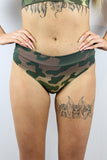 Rarr Brazil Scrunchie Bum Shorts - Lime