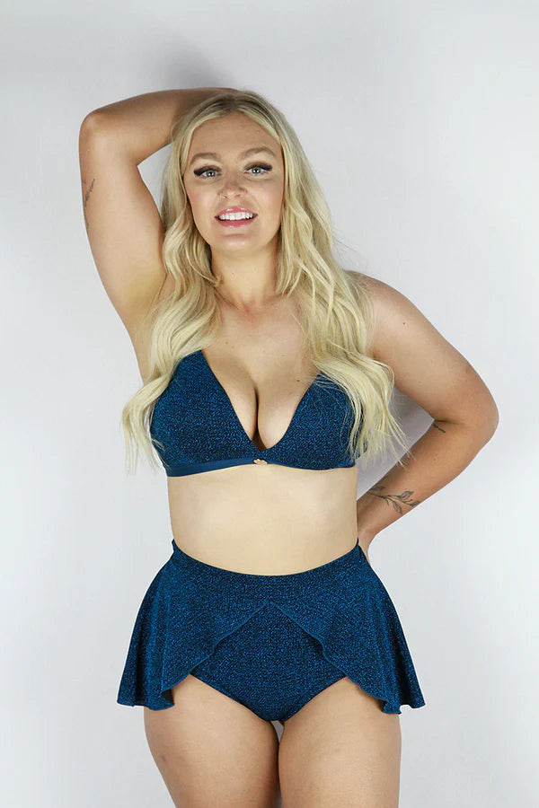 Glitterati Plunge Bra - Pink