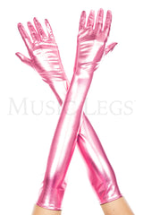 Music Legs Extra Long Metallic Gloves