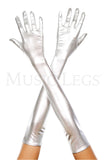 Music Legs Extra Long Metallic Gloves