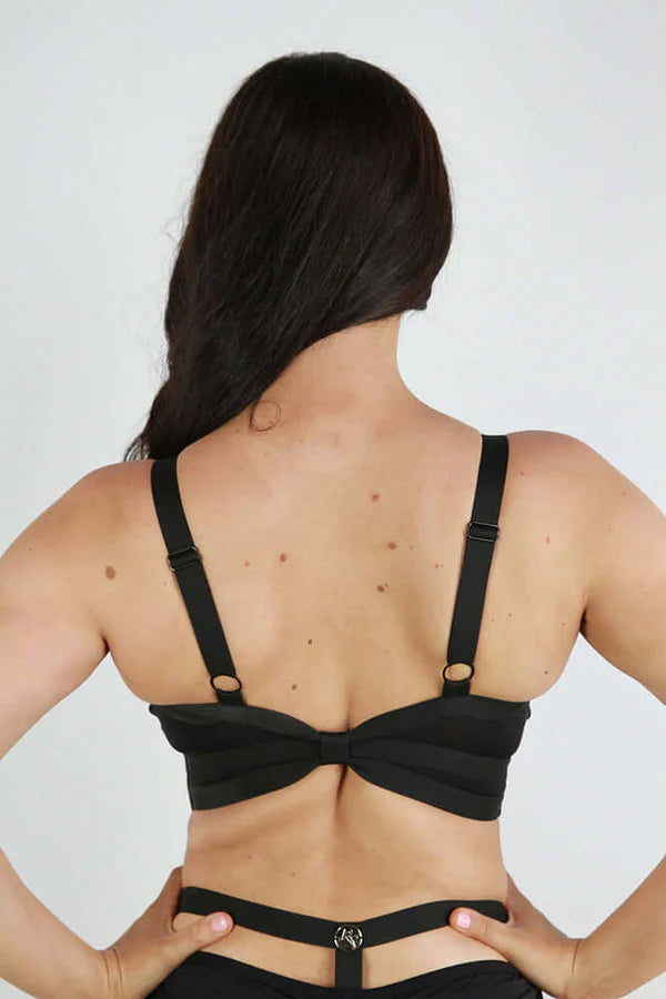 Luxe Strappy Bralette - Black