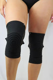 Rarr Long Spandex Mesh Grip Knee Pads - Black