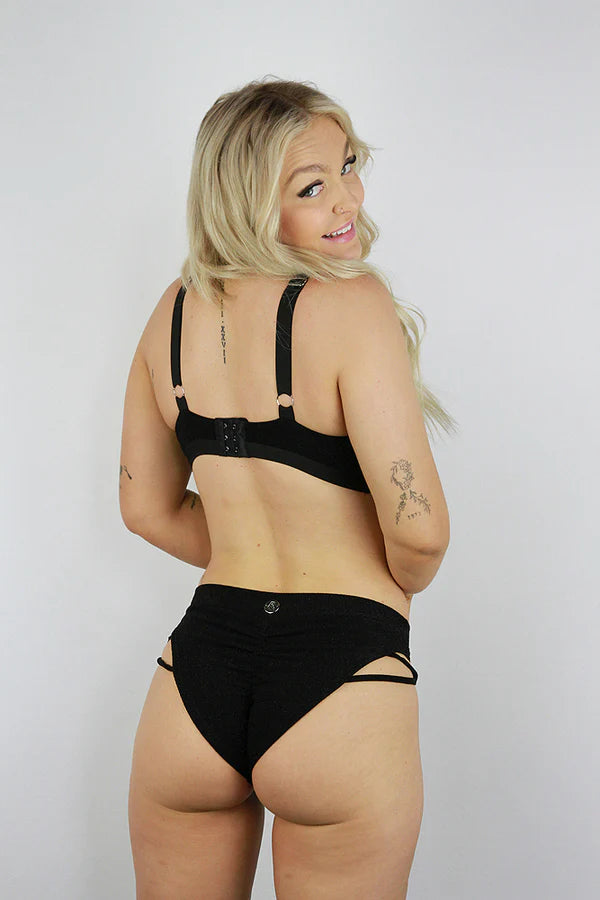 Glitterati Plunge Bra - Pink