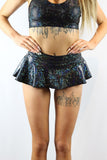 Rarr Mid Waisted Skort - Silver Shattered