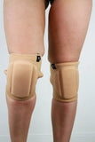 Rarr Velcro Grip Knee Pads Gel Dot - Nude