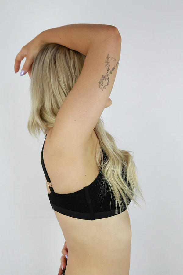 Glitterati Plunge Bra - Pink