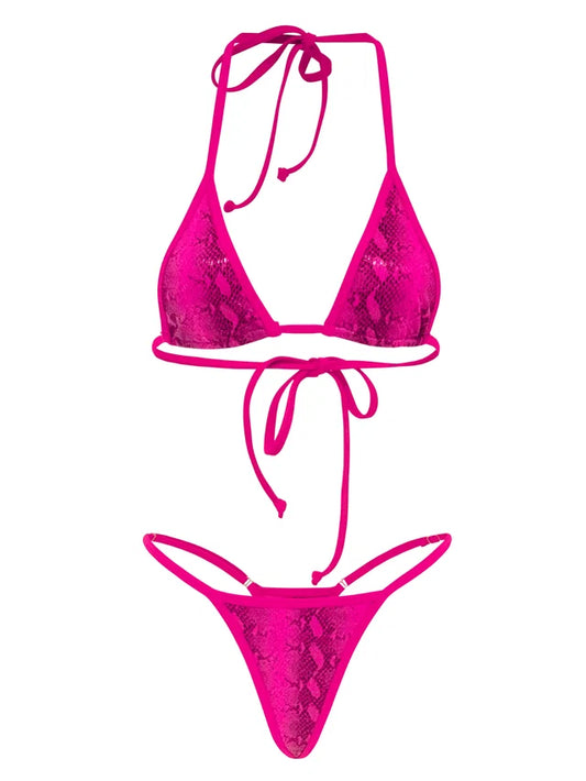 Chloe Venom Bikini - Hot Pink
