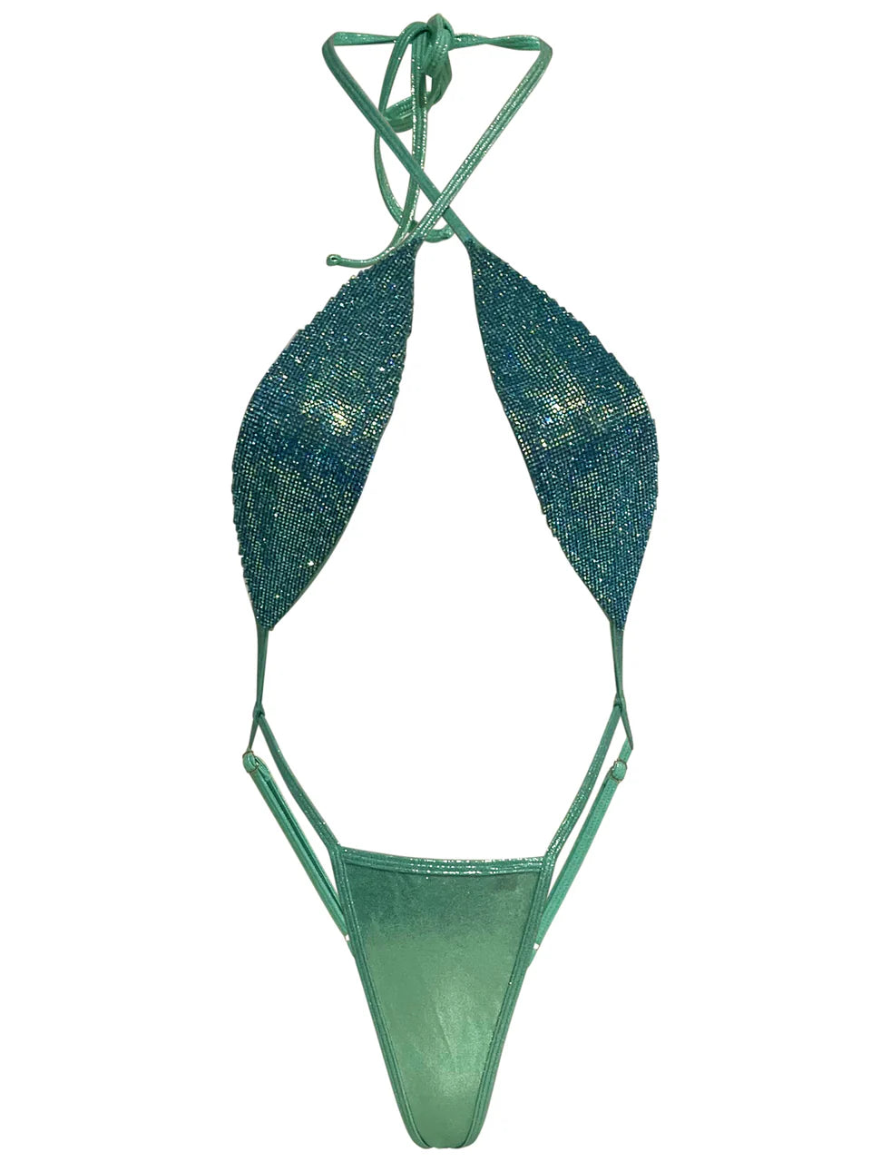 Crystal Micro Slider - Gold/Peach