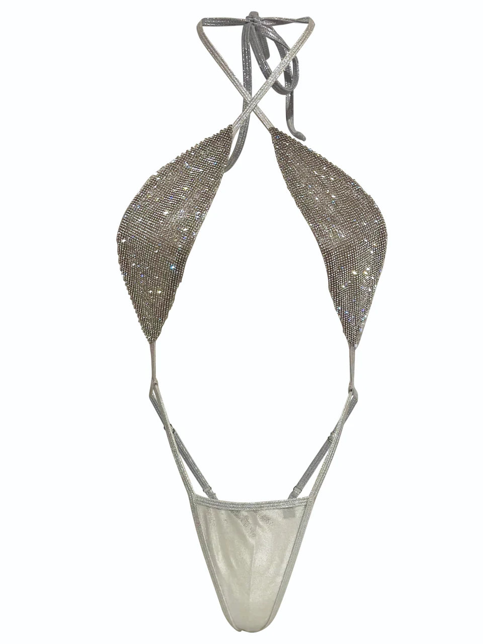 Crystal Micro Slider - Gold/Peach