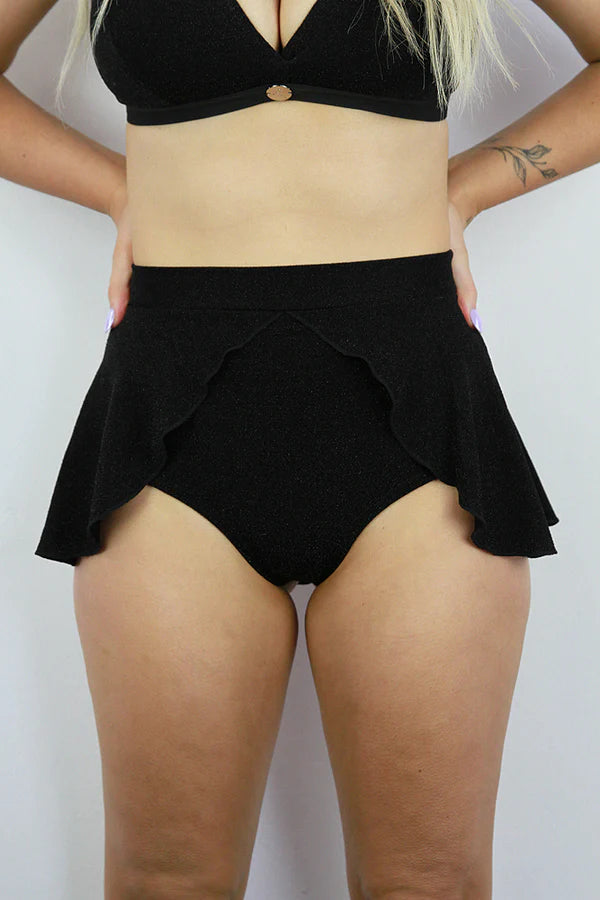 Glitterati High Waist Skort - Pink