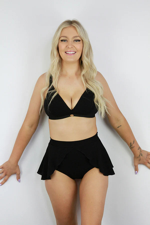 Glitterati Plunge Bra - Pink