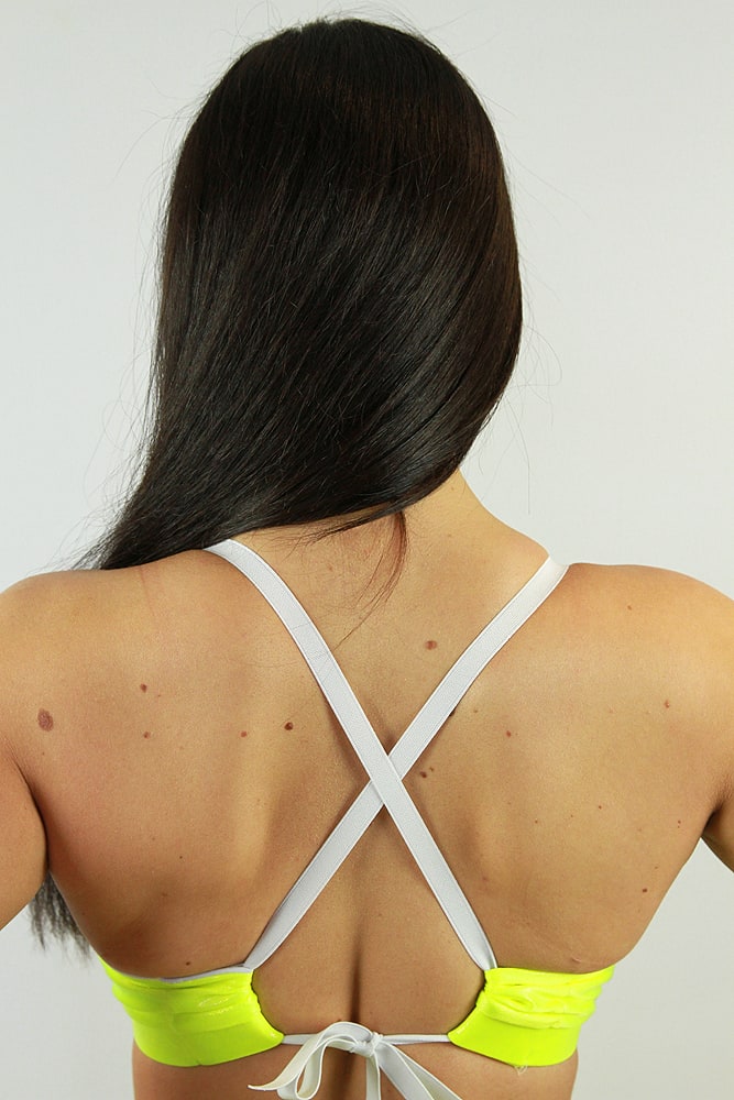 Rarr Bikini Bra - Yellow Sparkle