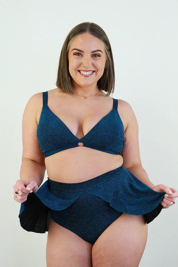 Glitterati High Waist Skort - Pink