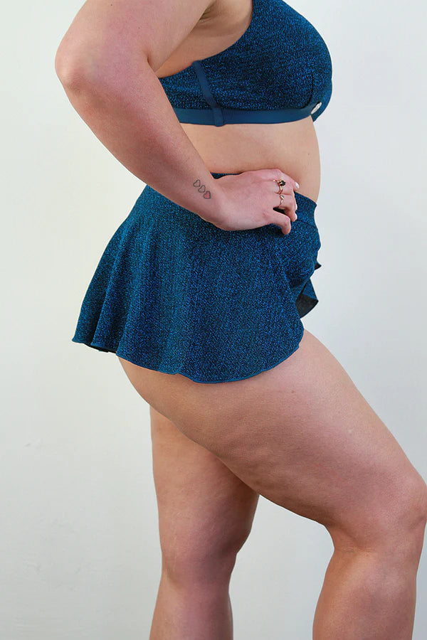 Glitterati High Waist Skort - Pink