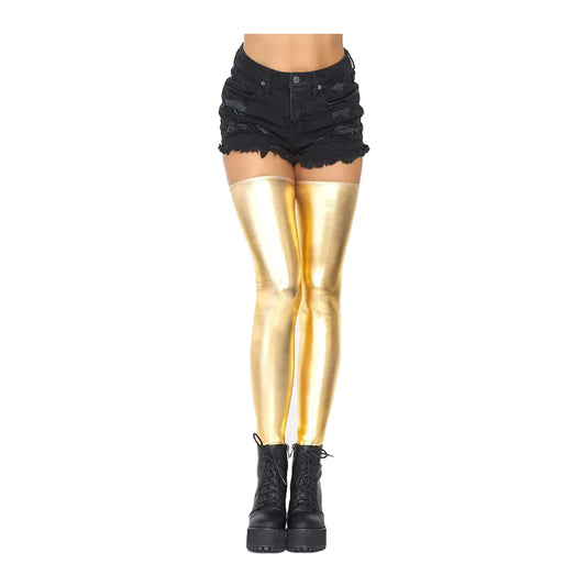 Leg Avenue Wet Look Thigh Highs LA6901