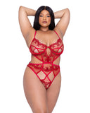 Rouge Bow Teddy - Red LI640