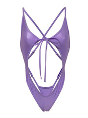 Diamond Dolls Monica Bodysuit Purple