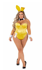 Playboy 8 Piece Playboy Bunny Queen Size Yellow PB127