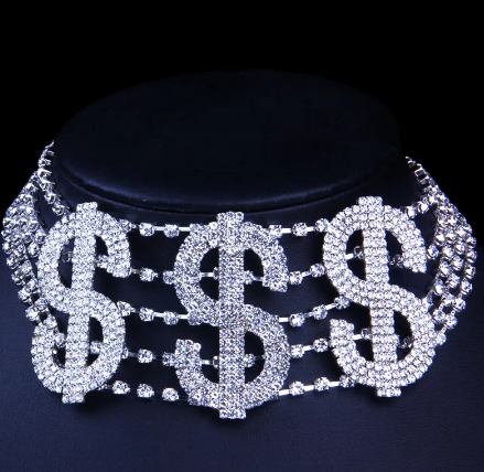 NASTY/ SEXY/ $$$/ LOVE/ FANCY Choker