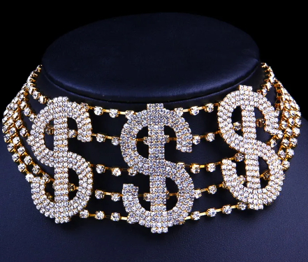 NASTY/ SEXY/ $$$/ LOVE/ FANCY Choker