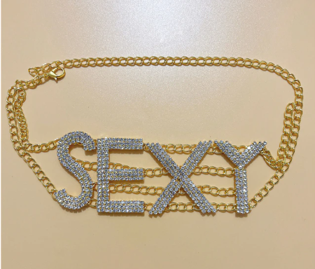 NASTY/ SEXY/ $$$/ LOVE/ FANCY Choker
