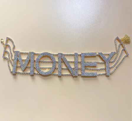 NASTY/ SEXY/ $$$/ LOVE/ FANCY Choker