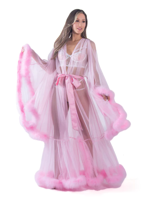 Hollywood Glam Marabou Robe LI532