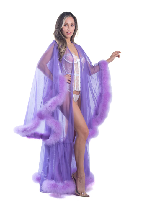 Hollywood Glam Marabou Robe LI532