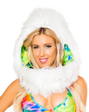 Light-Up Faux Fur Infinity Hood - FF440