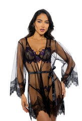 Daydream Mini Robe - Black Ll767