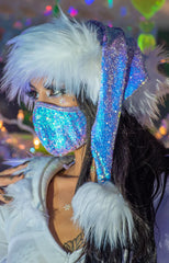 Holographic Sequin Santa Hat - CH333