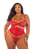 Baroque Heart 3-Piece Waspie Set - Ll716