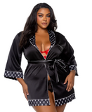 Playboy Bunny Smoke Lounge Robe - PBLI50