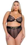 Playboy Cage 2-Piece Set - Red PBLI119