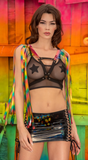 Fringe Harness - Black FE245